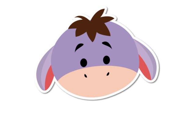 Cute Hippo Head Icon