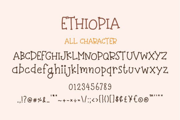 Ethiopia Font - Preview 2