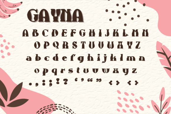 Gayna Font - Preview 1