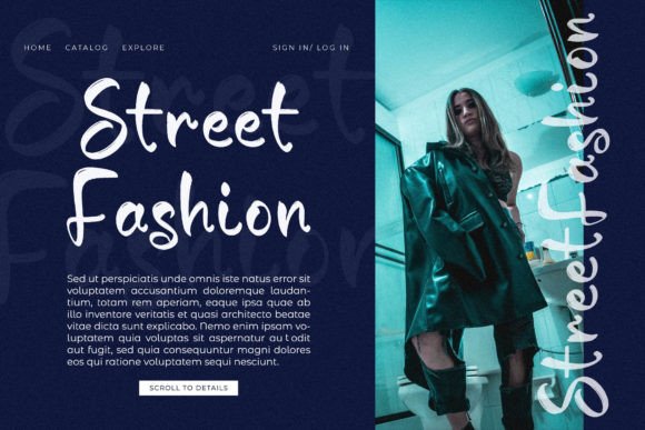 Gafstery Font - Preview 1