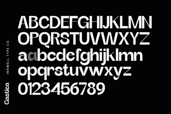 Gastica Font - Preview 1