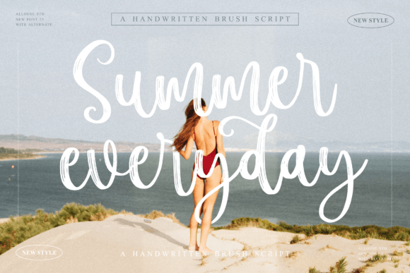 Humbleside Font PNG with transparent background - Preview 4