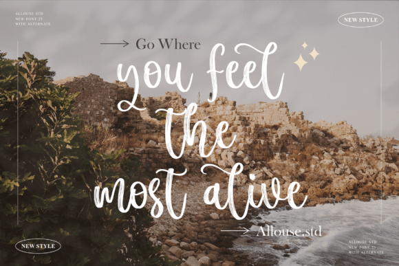 Humbleside Font PNG with transparent background - Preview 5