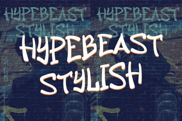 Jump Style Graffiti Font PNG with transparent background - Preview 1