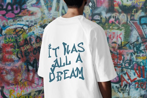 Jump Style Graffiti Font PNG with transparent background - Preview 3