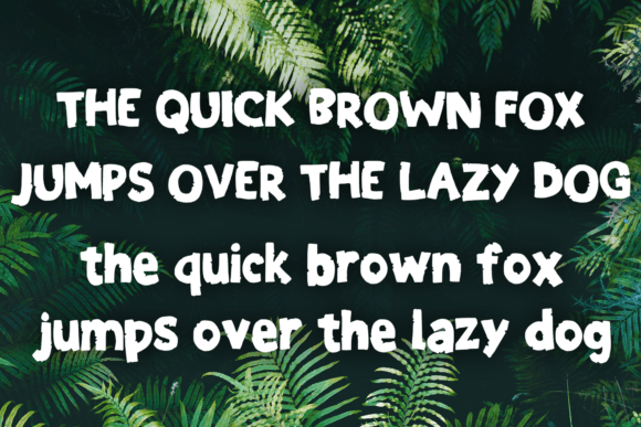 Jungle Stone Font PNG with transparent background - Preview 3