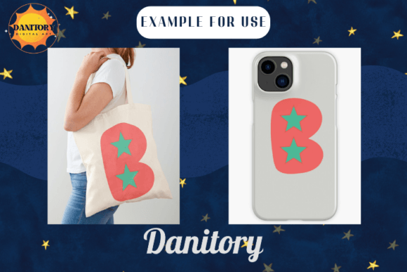 My Stars Font PNG with transparent background - Preview 4