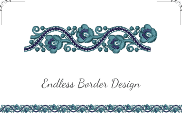 Rose Flower Border