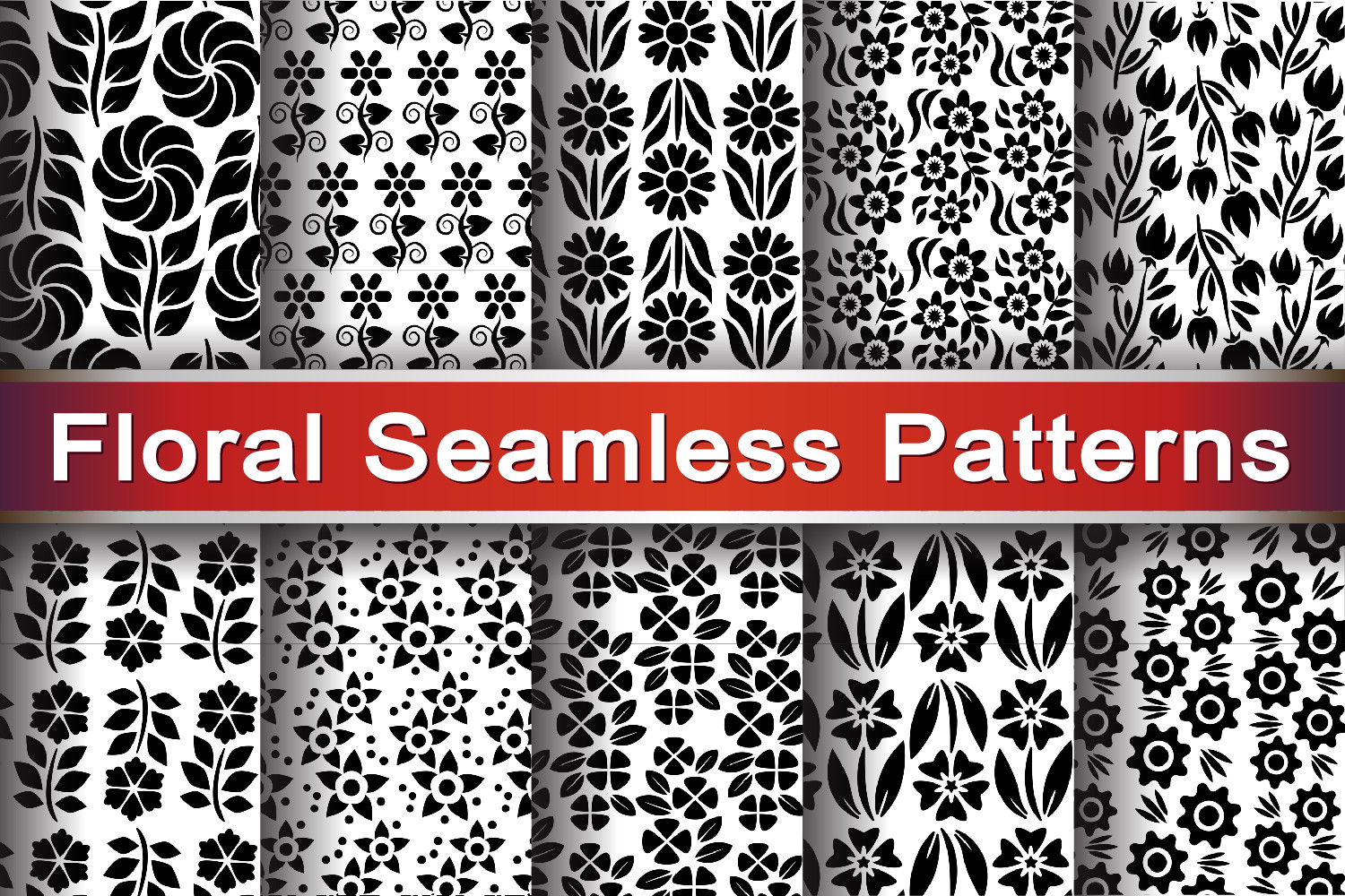 Pattern 46 Aut Seamless Floral Patterns Graphic by G93 · Creative Fabrica