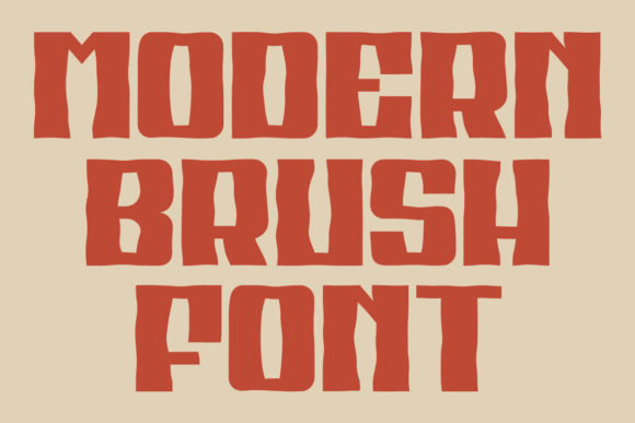 Sena Nespora Brush Font PNG with transparent background - Preview 1