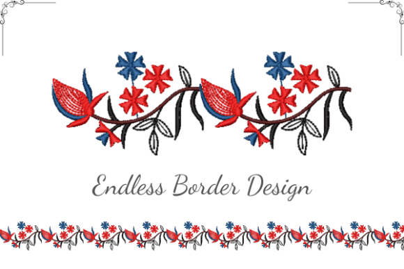 Traditional Indian Border