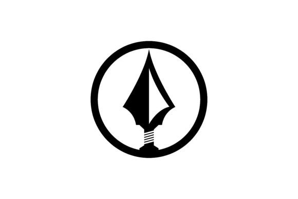 Spear Arrow Logo Icon Template Vector