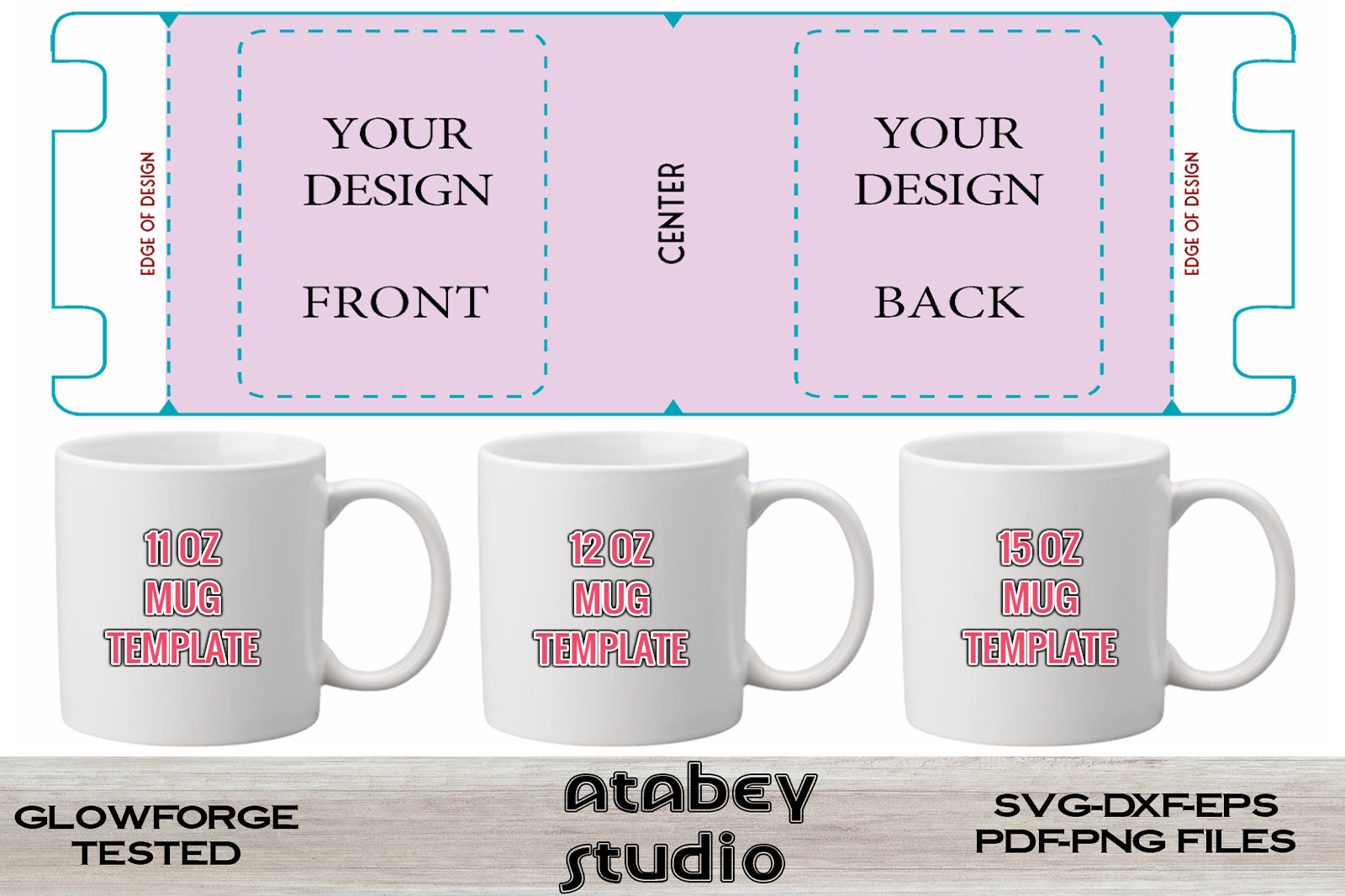 11-12-15 Oz Mug Template Bundle Sublimation  Creative Fabrica