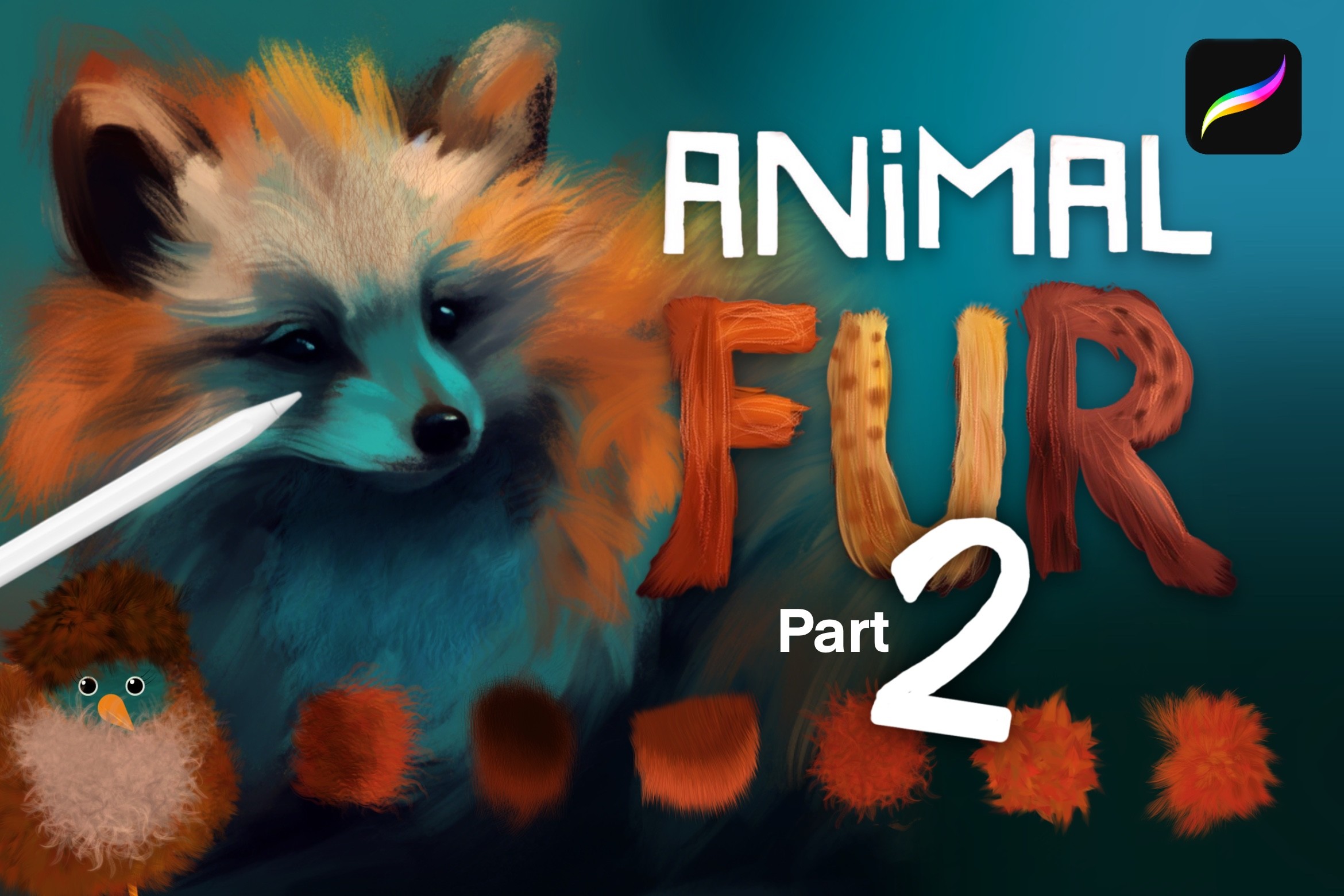 Animal Fur 2 - Procreate Brushes - photo 1