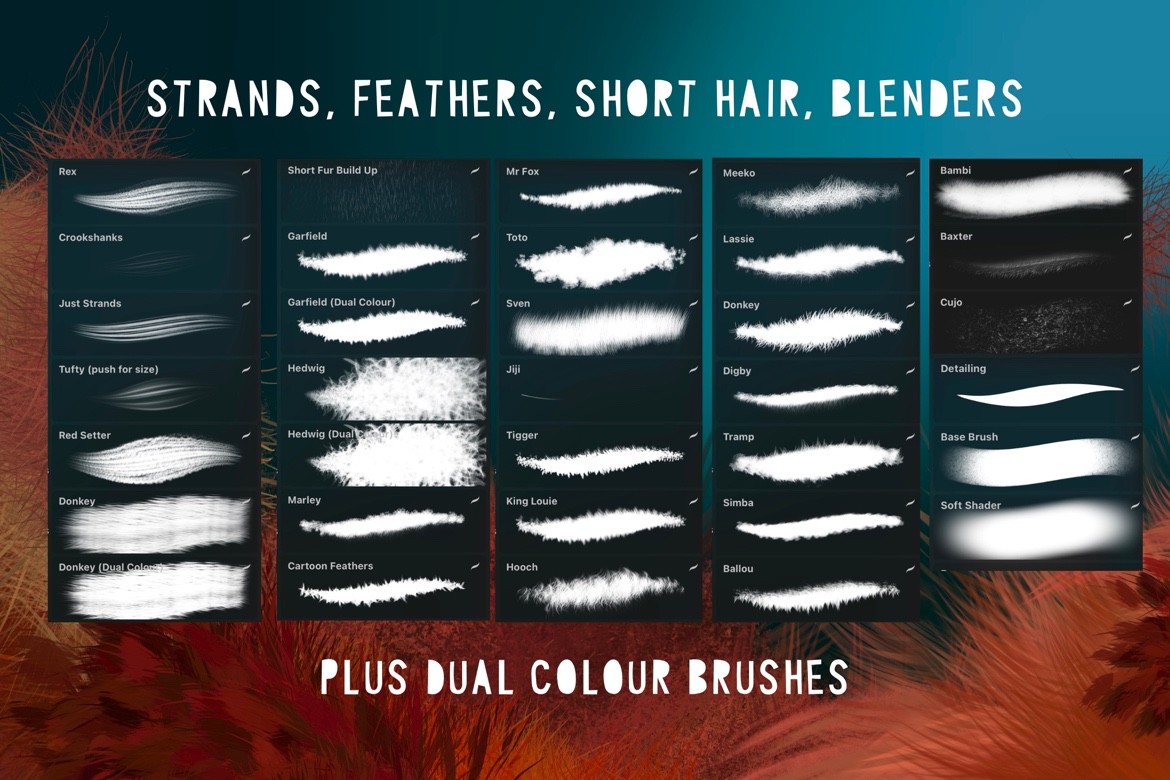 Animal Fur 2 - Procreate Brushes - photo 4