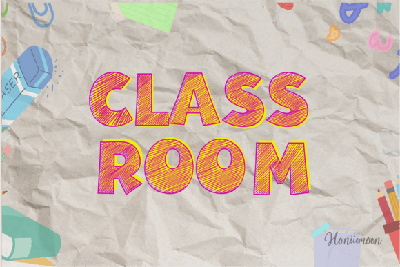 Back to School Font - Preview 1
