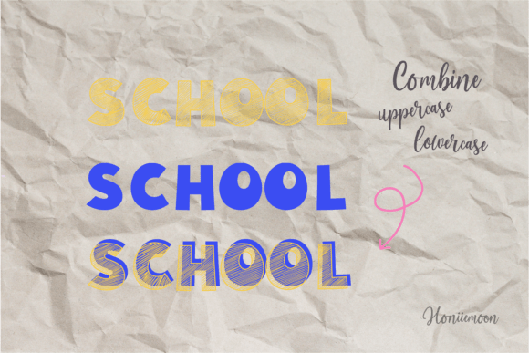 Back to School Font - Preview 2