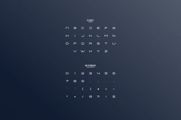 Bamcors Font - Preview 2