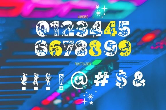 Break Dancing Font - Preview 3