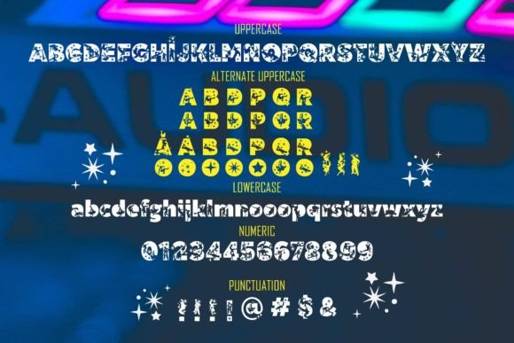 Break Dancing Font - Preview 4