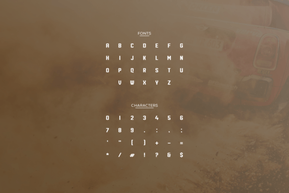 Garosia Font PNG with transparent background - Preview 2
