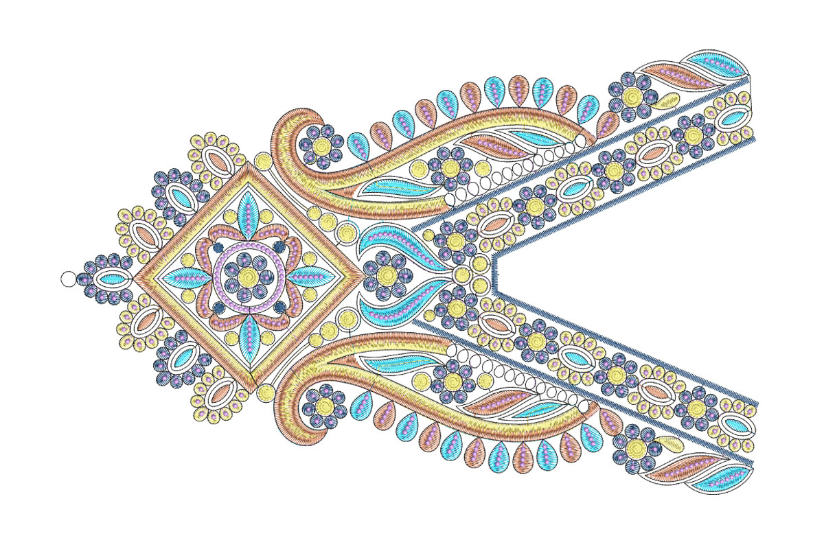 Geometric Neckline