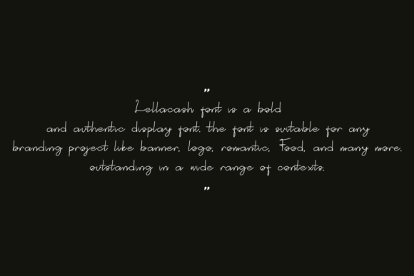 Lellacash Font PNG with transparent background - Preview 4