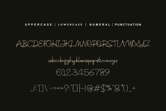 Lellacash Font PNG with transparent background - Preview 5