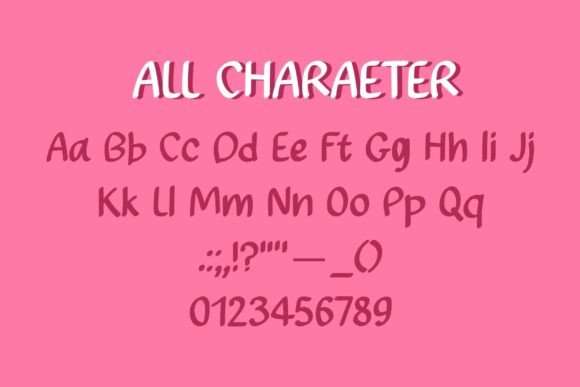 Lovely Days Font PNG with transparent background - Preview 3