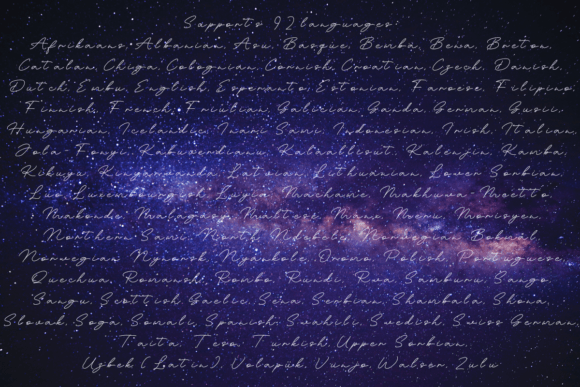 Pegasus Font PNG with transparent background - Preview 6