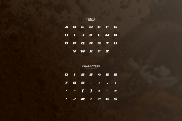 Regcer Font PNG with transparent background - Preview 2
