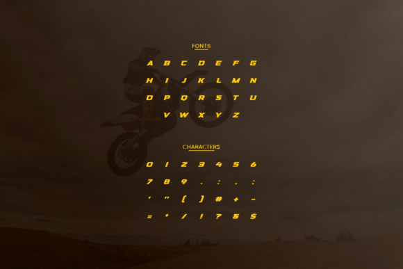 Runner Font PNG with transparent background - Preview 2