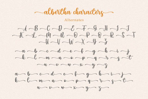 Albertha Font - Preview 3
