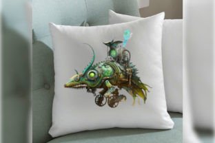 Alien Steam Engine. Steampunk. Graphics Graphic by CreativeMoodUA ...