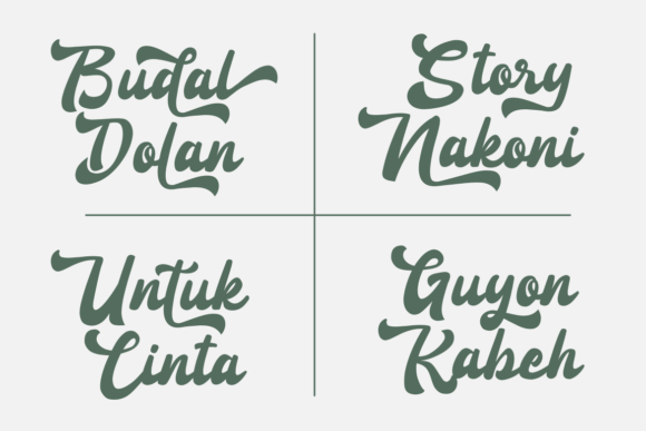 Anteng Jatisari Font - Preview 3