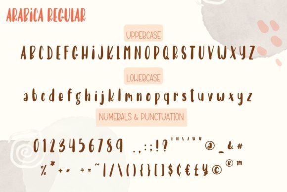 Arabica Font - Preview 5