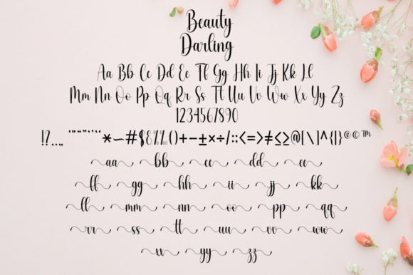 Beauty Darling Font - Preview 4