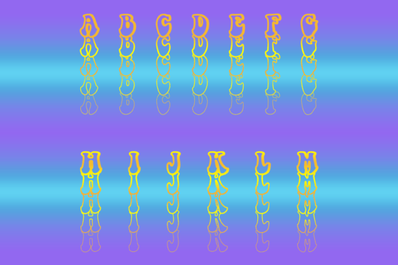 Far out Font Font PNG with transparent background - Preview 1