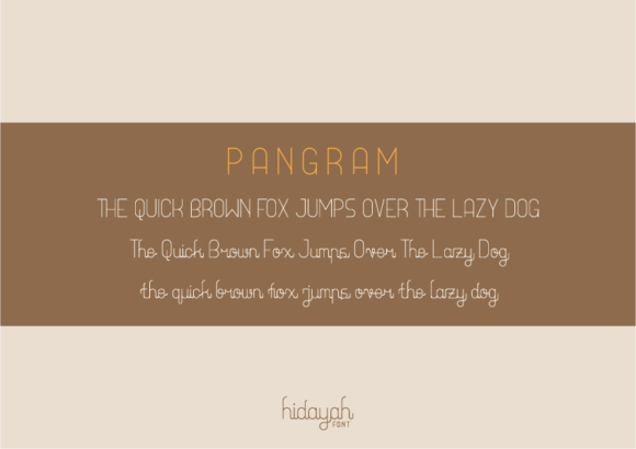 Hidayah Font - Preview 2