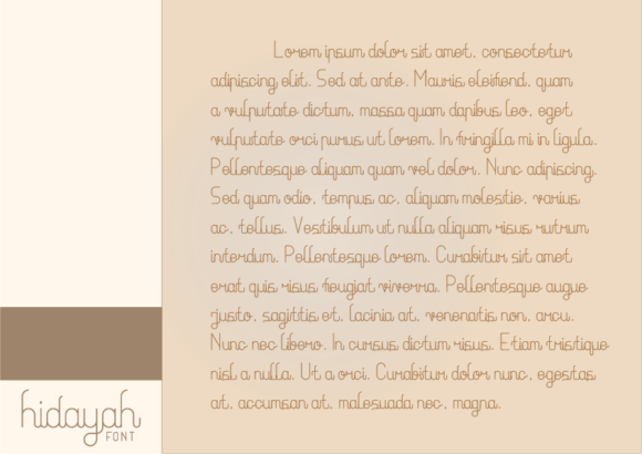 Hidayah Font - Preview 3