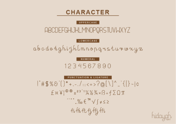 Hidayah Font - Preview 5