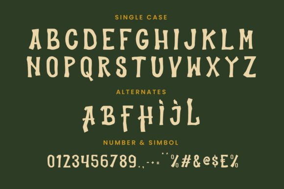 Jungle Hype Font PNG with transparent background - Preview 1
