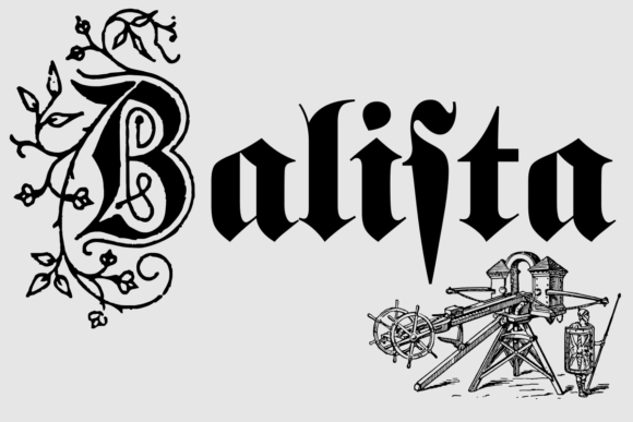 Leotholf Font PNG with transparent background - Preview 1