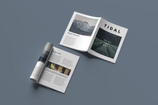 Magazine Brochure A4 Mockup Graphic by MoGraphic · Creative Fabrica