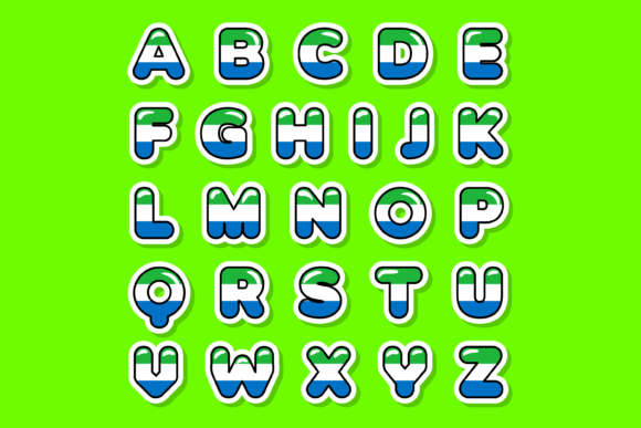 Sierra Leone Font PNG with transparent background - Preview 1