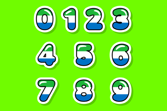 Sierra Leone Font PNG with transparent background - Preview 2