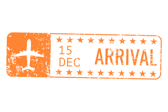 Travel Visa Stamp. Document Mark. Airpor Graphic Illustrations By microvectorone