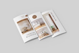 Trifold Brochure A4 Mockup Graphic by MoGraphic · Creative Fabrica