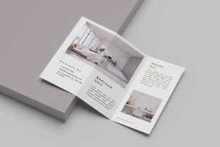 Trifold Brochure A4 Mockup Graphic by MoGraphic · Creative Fabrica