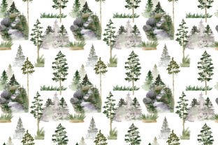 10 Forest Seamless Patterns. Graphic by tapilipa · Creative Fabrica